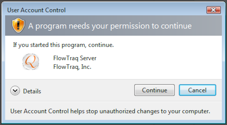 Windows Installation Security Warning