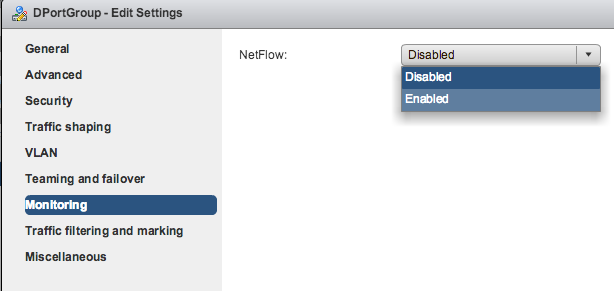 VCenter Portgroup Settings